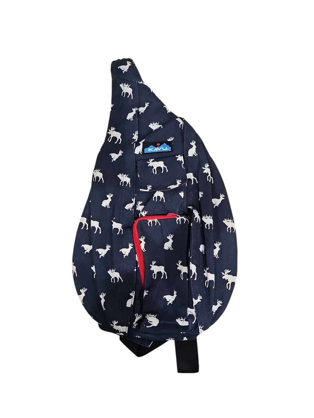 KAVU rope Backpack Moose Print EUC